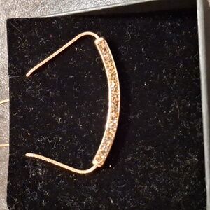 Kenneth Cole chocolate crystal necklace